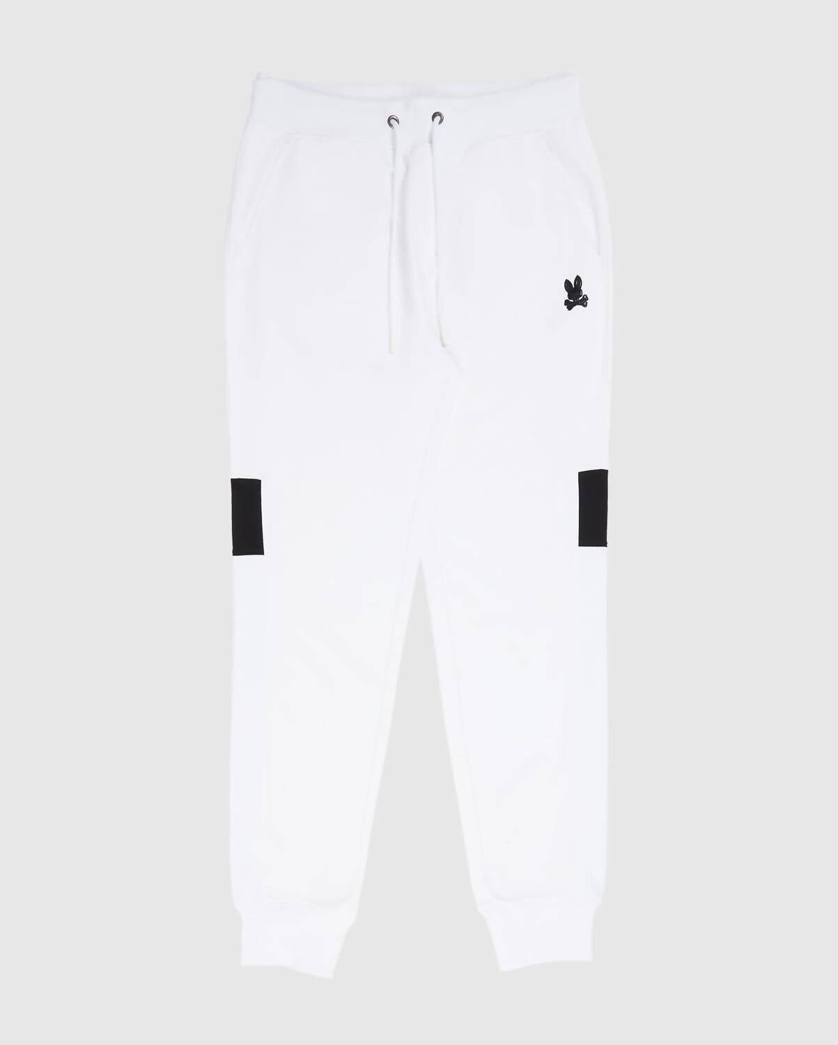 Белые мужские спортивные штаны Wilkes Psycho Bunny, белый
Белые мужские спортивные штаны Wilkes Psycho Bunny, белый