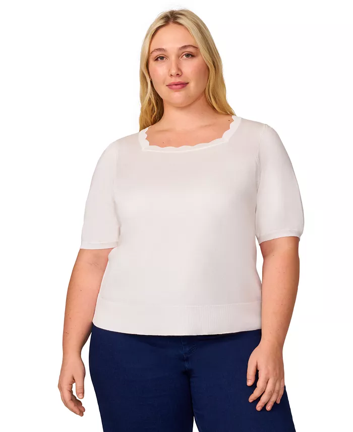 Свитер с рукавами 3/4 и воротником-капелькой Plus Size, эксклюзивно Melissa Paige, белый
Свитер с рукавами 3/4 и воротником-капелькой Plus Size, эксклюзивно Melissa Paige, белый