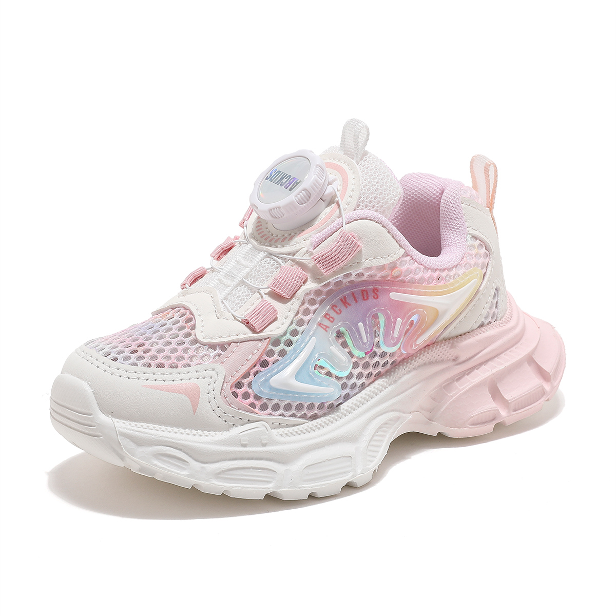 Противоскользящие, легкие, амортизирующие и дышащие повседневные кроссовки для детей ABC KIDS, белый/розовый
Противоскользящие, легкие, амортизирующие и дышащие повседневные кроссовки для детей ABC KIDS, белый/розовый