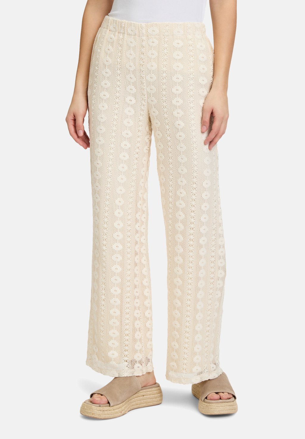 Брюки SOMMER MIT LOCHMUSTER Cartoon, бежевый
Брюки SOMMER MIT LOCHMUSTER Cartoon, бежевый