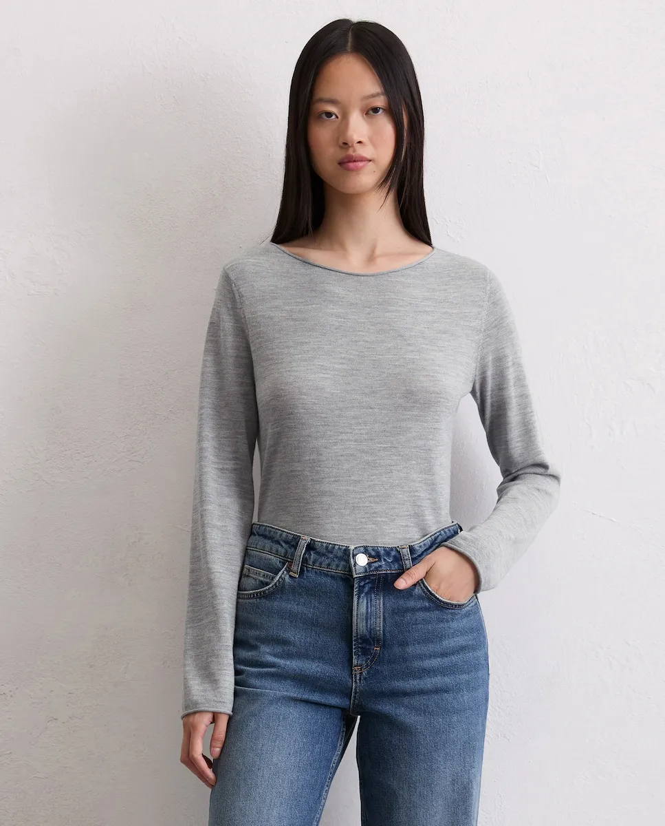 Женский облегающий свитер из мягкой мериносовой шерсти MARC O'POLO, серый
Женский облегающий свитер из мягкой мериносовой шерсти MARC O'POLO, серый