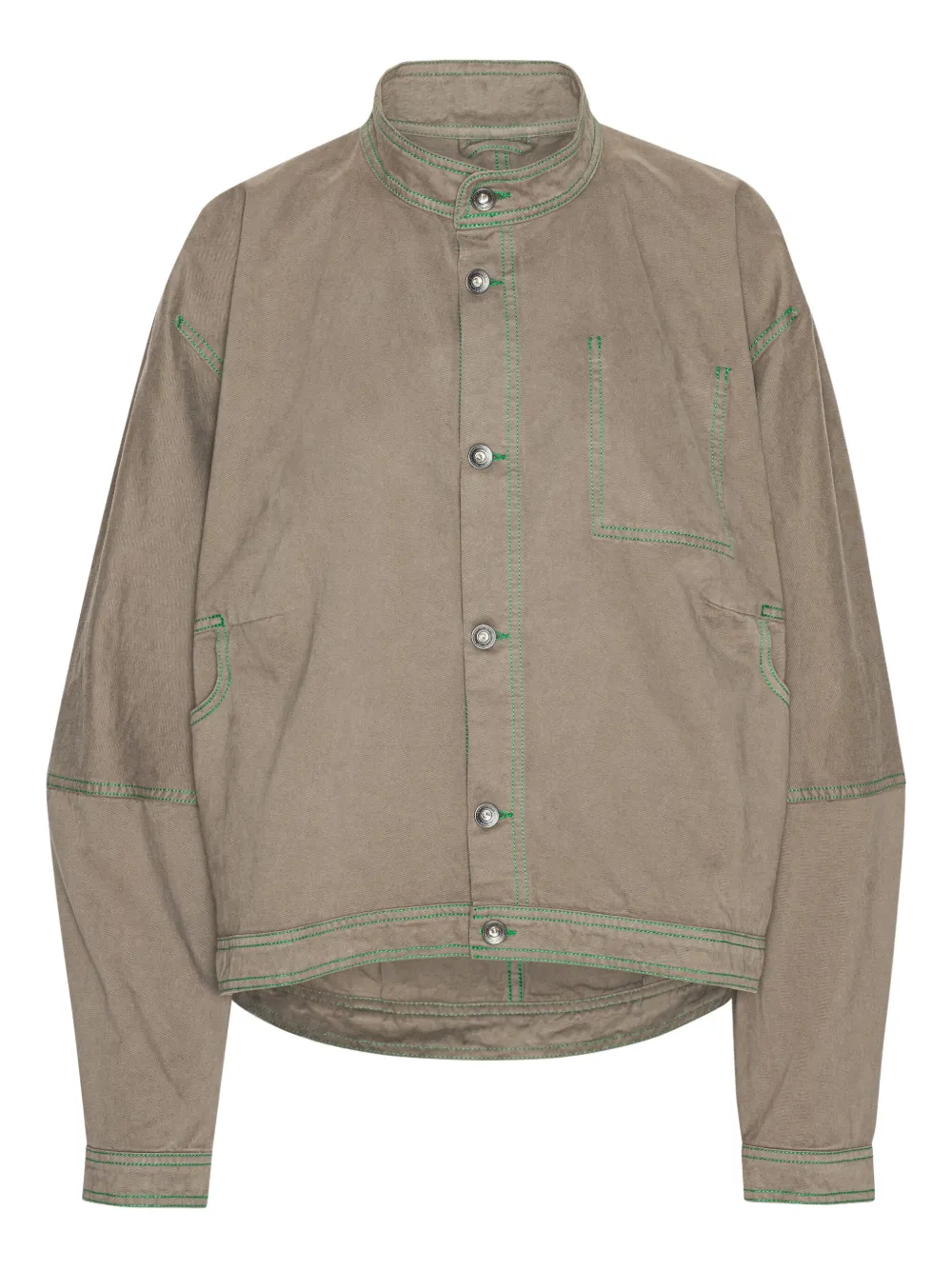 Джинсовая куртка Dart с контрастной строчкой Henrik Vibskov, коричневый
Джинсовая куртка Dart с контрастной строчкой Henrik Vibskov, коричневый