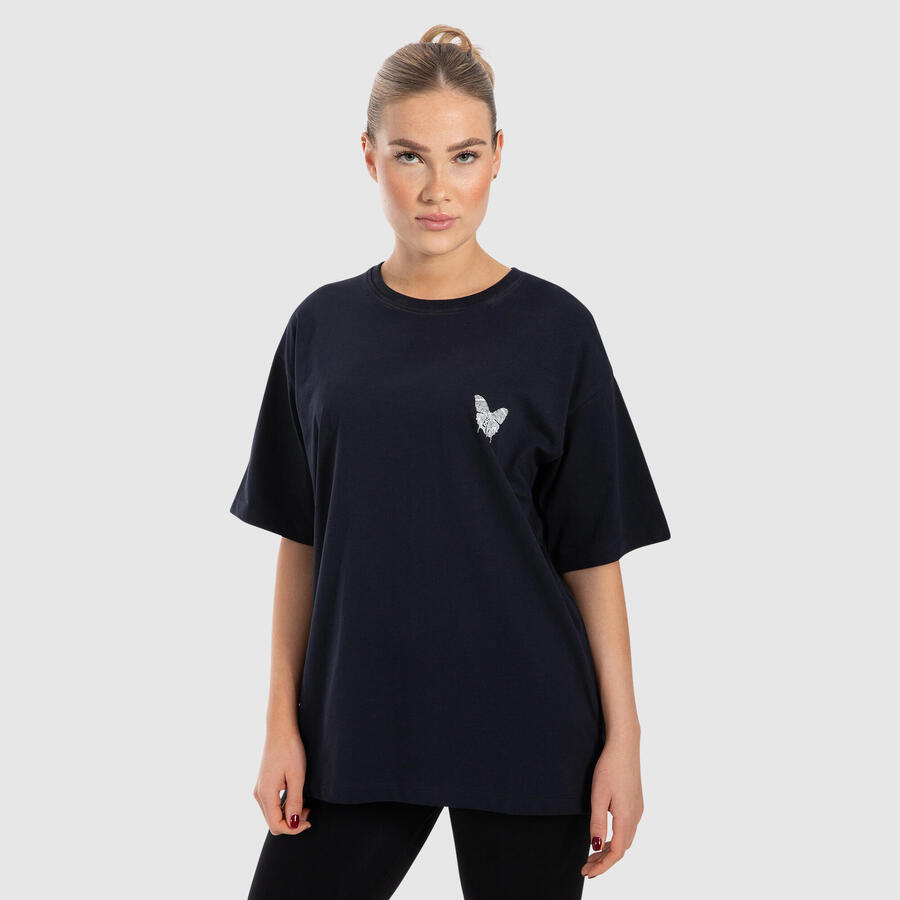 SMILODOX Женская футболка Payton темно-синего цвета
SMILODOX Женская футболка Payton темно-синего цвета