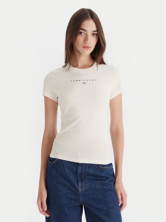 Футболка slim fit Bling Linear DW0DW21550 Tommy Jeans, белый
Футболка slim fit Bling Linear DW0DW21550 Tommy Jeans, белый