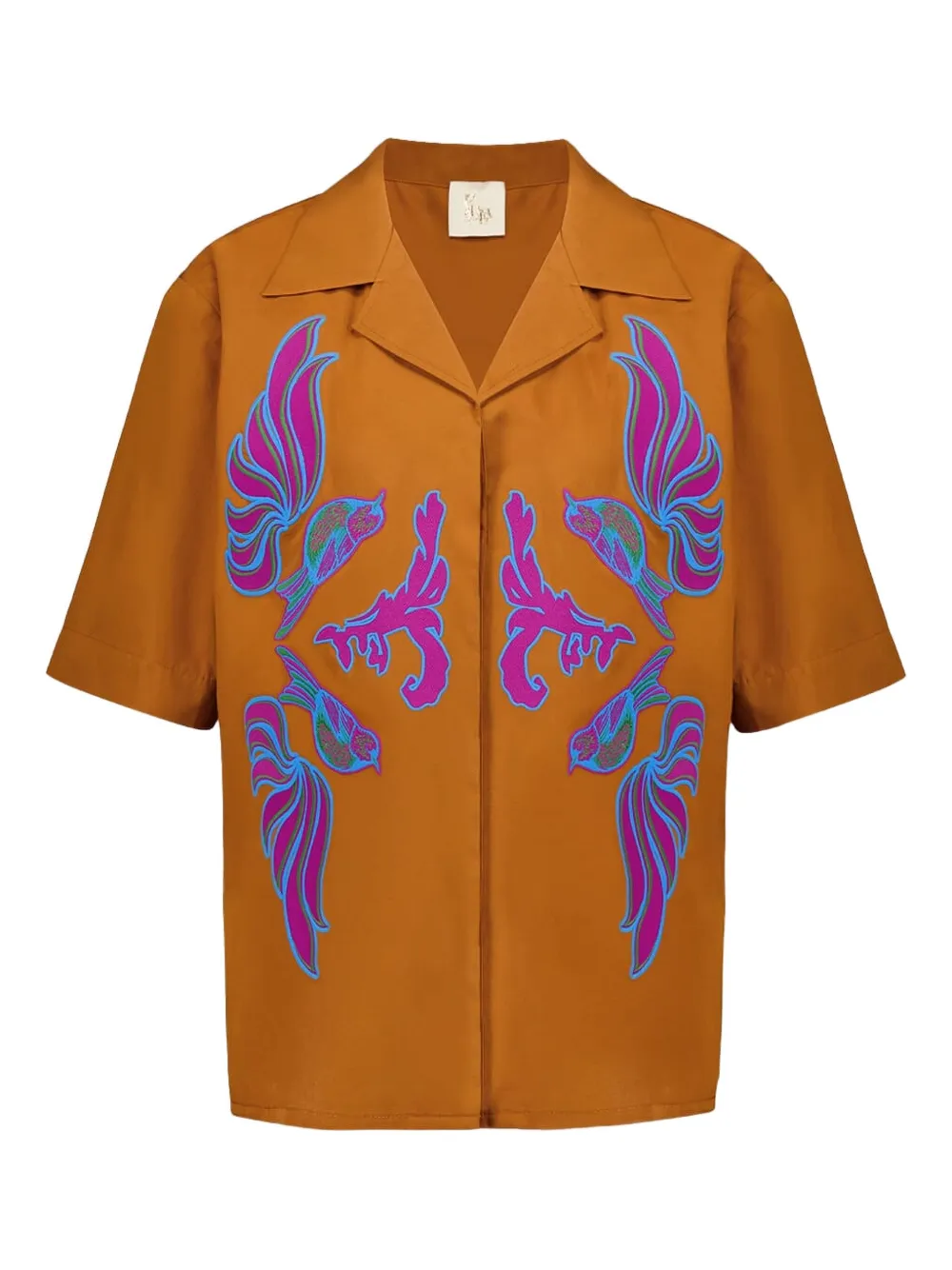 Рубашка с короткими рукавами и вышивкой Paula, оранжевый
Рубашка с короткими рукавами и вышивкой Paula, оранжевый