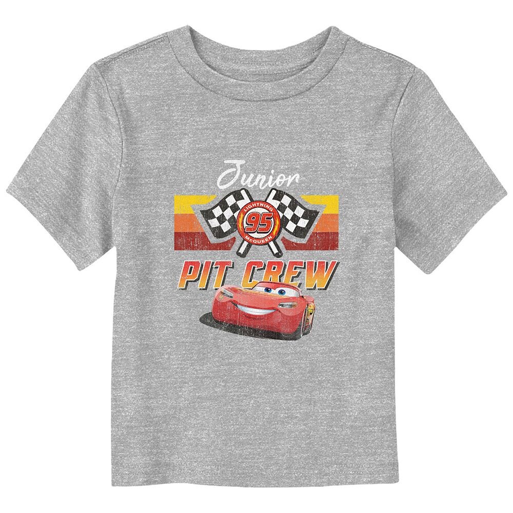 Футболка с графическим рисунком Disney/Pixar Cars для малышей для мальчиков Junior Pit Crew Disney / Pixar, цвет Athletic Heather
Футболка с графическим рисунком Disney/Pixar Cars для малышей для мальчиков Junior Pit Crew Disney / Pixar, цвет Athletic Heather