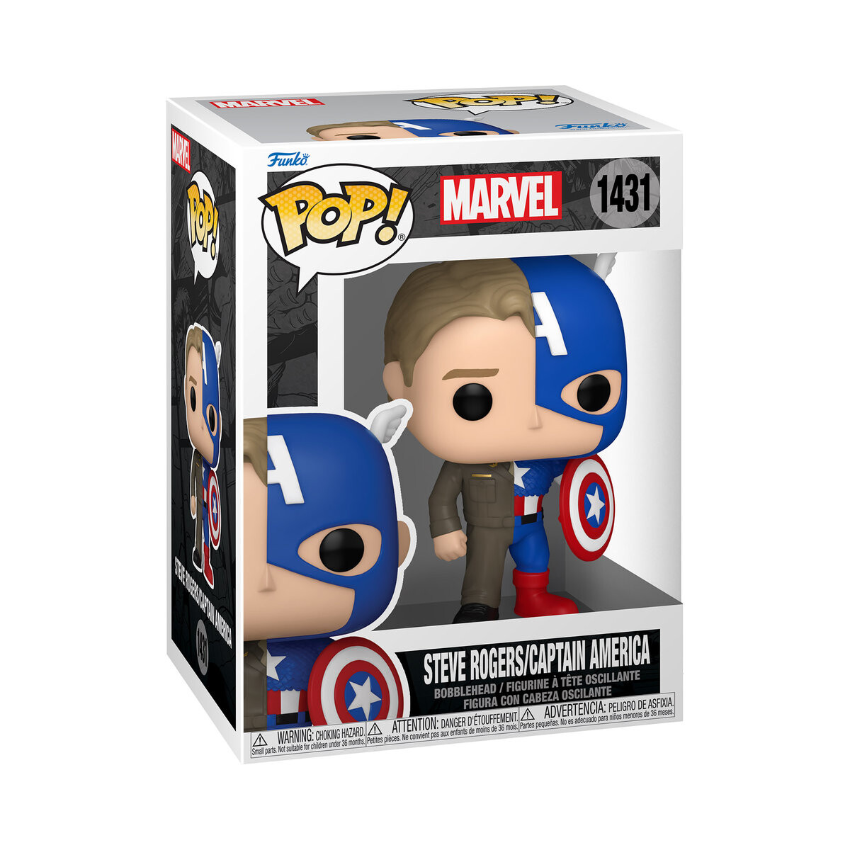 POP Marvel: Split — Капитан А/Стив Р. Funko POP!
POP Marvel: Split — Капитан А/Стив Р. Funko POP!