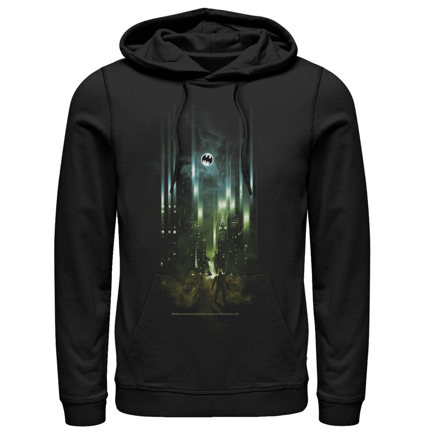 Мужская толстовка с капюшоном и плакатом с изображением Бэтмена из комиксов DC и уличных фонарей DC Comics, черный
Мужская толстовка с капюшоном и плакатом с изображением Бэтмена из комиксов DC и уличных фонарей DC Comics, черный