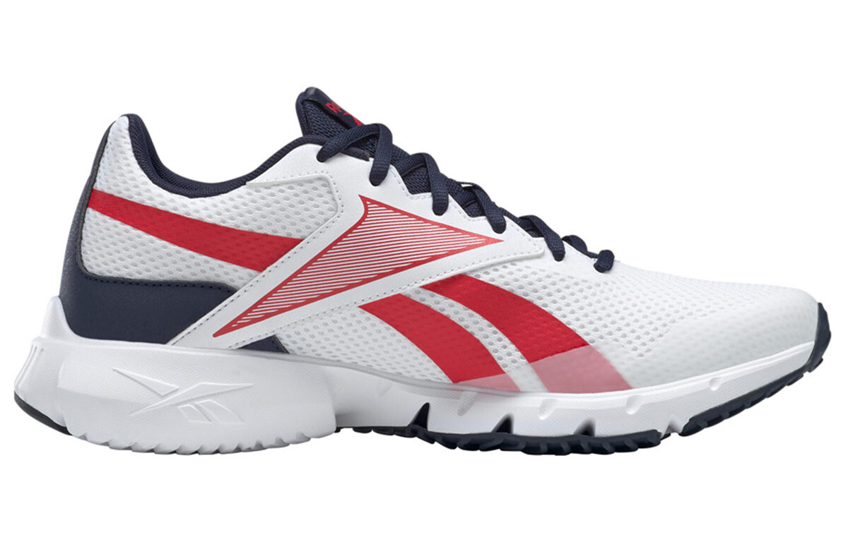 Кроссовки унисекс с низким верхом белые/красные/синие Reebok
Кроссовки унисекс с низким верхом белые/красные/синие Reebok