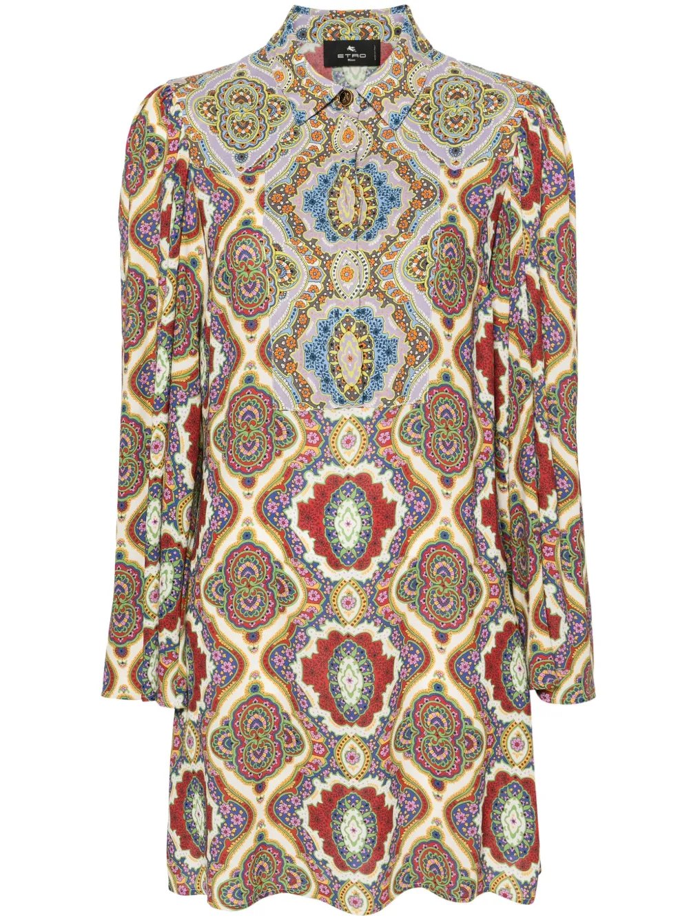 Платье-рубашка с графичным принтом ETRO, фиолетовый
Платье-рубашка с графичным принтом ETRO, фиолетовый