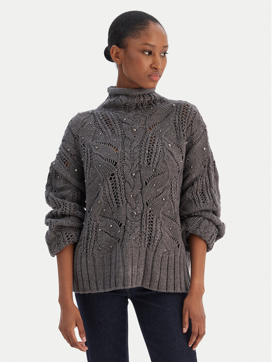 Водолазка regular fit MF5451 MA37R Liu Jo, серый
Водолазка regular fit MF5451 MA37R Liu Jo, серый