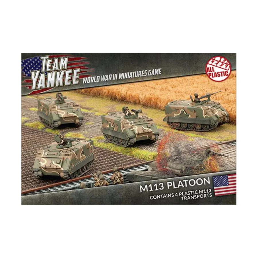 Взвод М113, Team Yankee - World War III - American Army (1:100)
Взвод М113, Team Yankee - World War III - American Army (1:100)