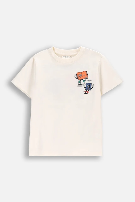 Детская хлопковая футболка Coccodrillo, бежевый
Детская хлопковая футболка Coccodrillo, бежевый