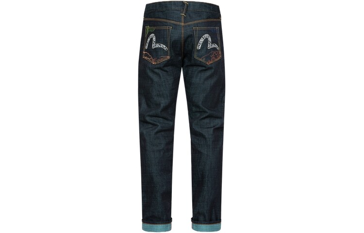 Джинсы мужские деним синие Evisu, синий
Джинсы мужские деним синие Evisu, синий