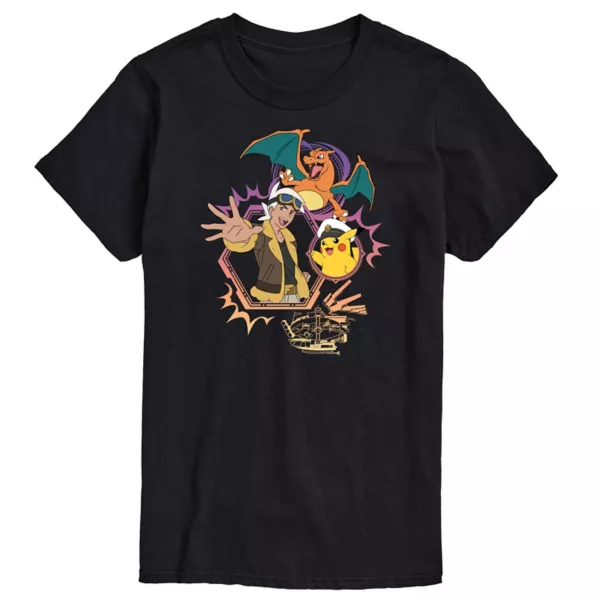 Мужская футболка с принтом Чармандера Pokemon Freide Licensed Character, черный
Мужская футболка с принтом Чармандера Pokemon Freide Licensed Character, черный