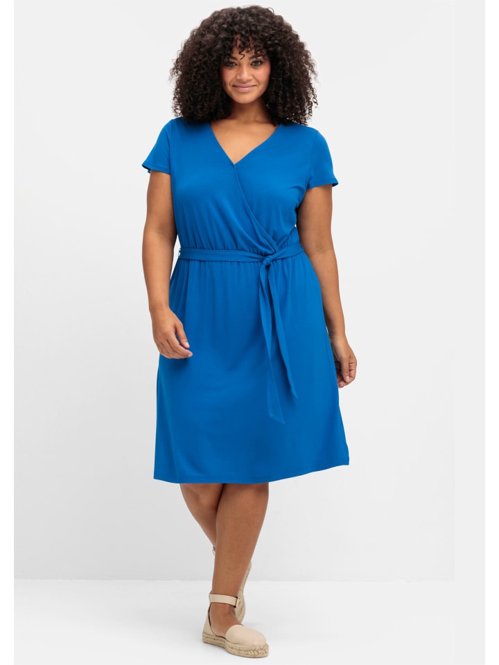 Платье до колена sheego, кобальтовый синий
Платье до колена sheego, кобальтовый синий