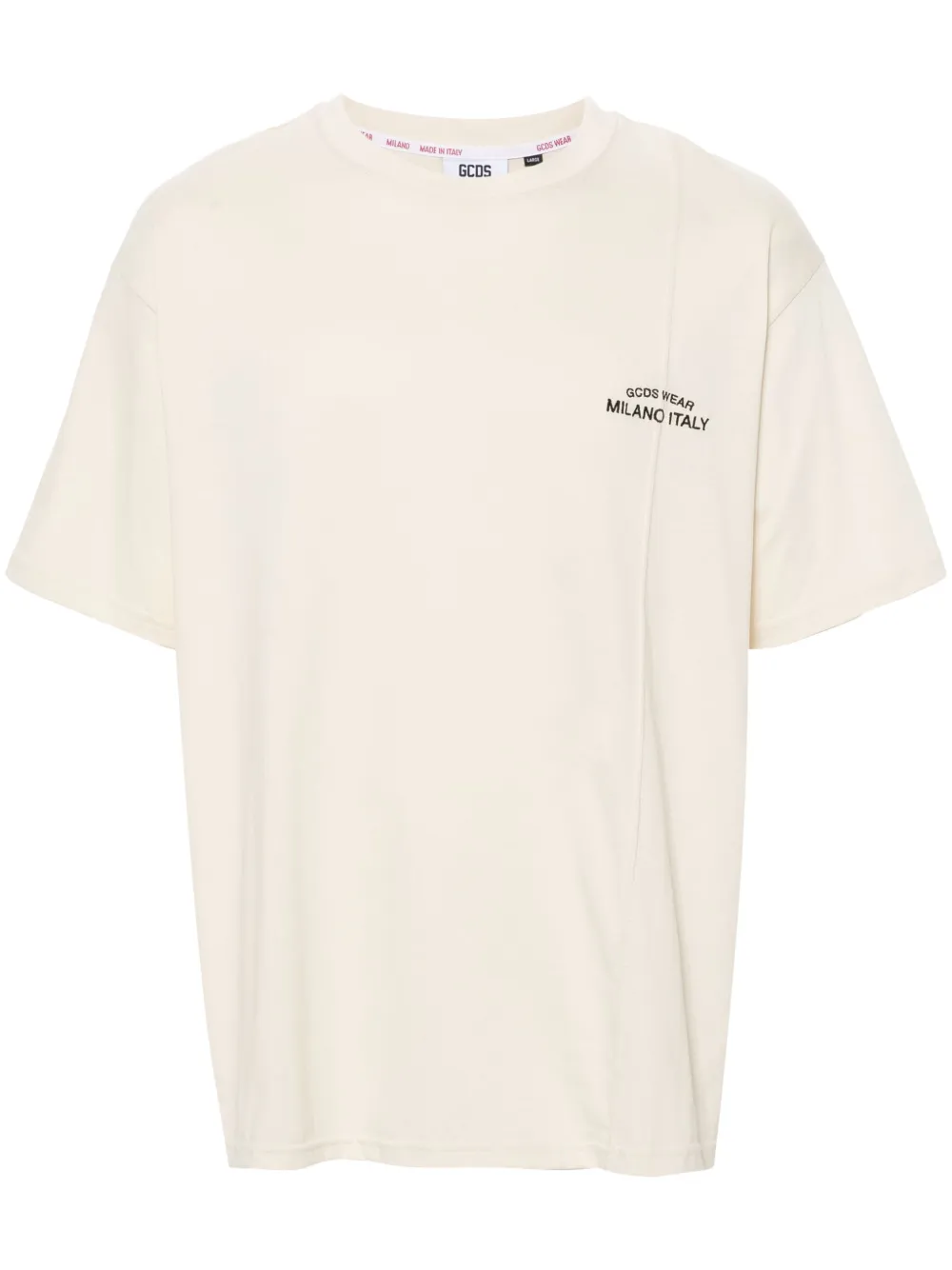 Футболка с вышитым логотипом GCDS, нейтральный
Футболка с вышитым логотипом GCDS, нейтральный