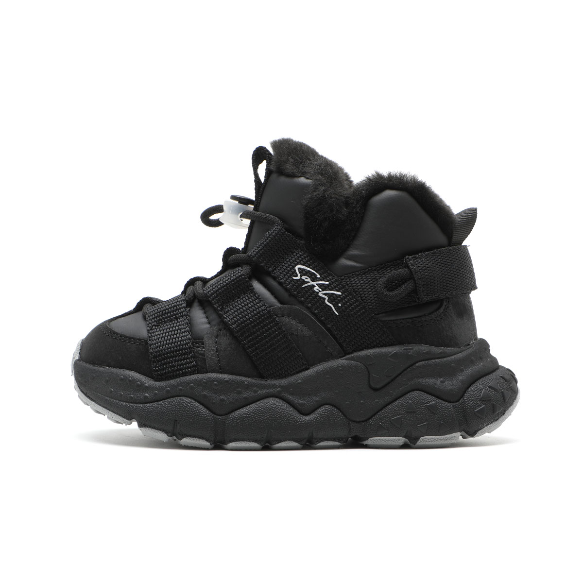 Легкие амортизирующие теплые детские ботинки для детей Satchi, черный
Легкие амортизирующие теплые детские ботинки для детей Satchi, черный