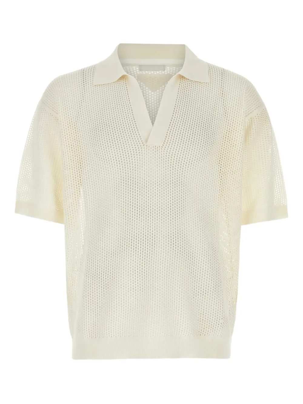 Рубашка поло рыхлой вязки Prada, белый
Рубашка поло рыхлой вязки Prada, белый