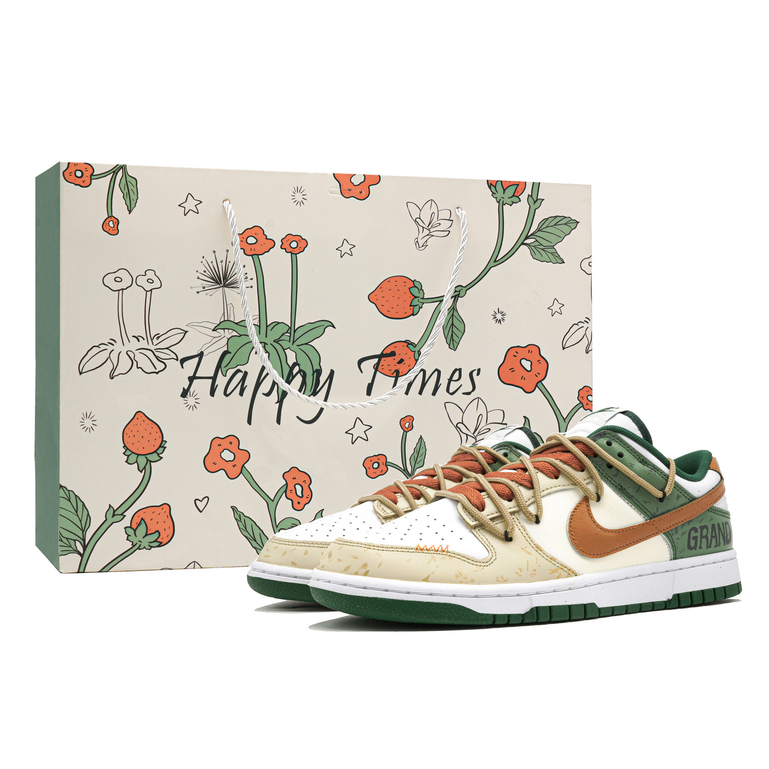 Nike Данк Габ Бокс лоу-топ скейтборд кроссовки унисекс зелёно-белые, цвет Green White
Nike Данк Габ Бокс лоу-топ скейтборд кроссовки унисекс зелёно-белые, цвет Green White