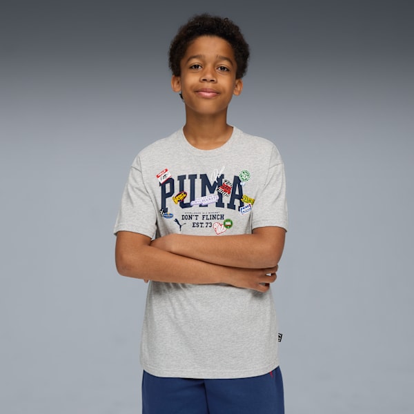 Баскетбольная футболка для больших детей Hooper Hotline Puma, серый
Баскетбольная футболка для больших детей Hooper Hotline Puma, серый