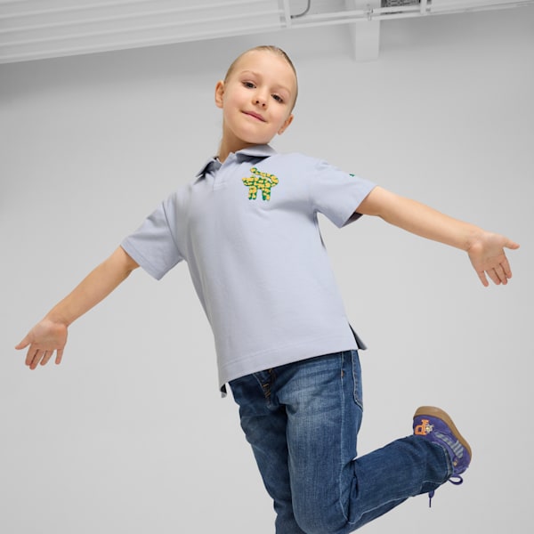 Детская рубашка-поло из пике Cats Club Puma, синий
Детская рубашка-поло из пике Cats Club Puma, синий