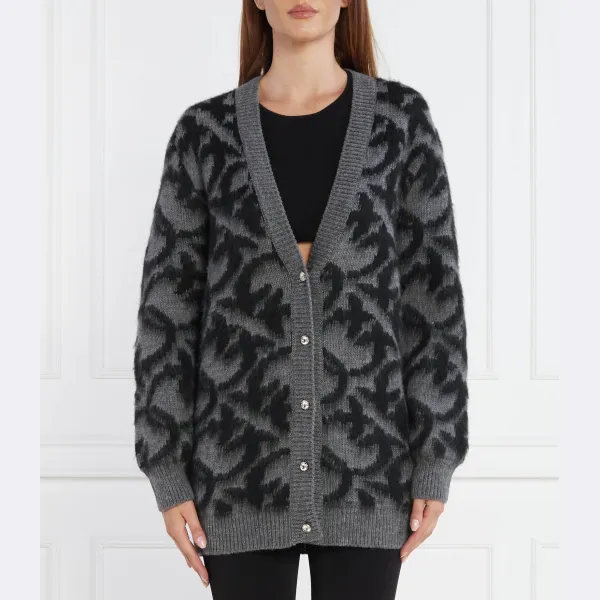 Кардиган оверсайз с добавлением шерсти Pinko, черный
Кардиган оверсайз с добавлением шерсти Pinko, черный