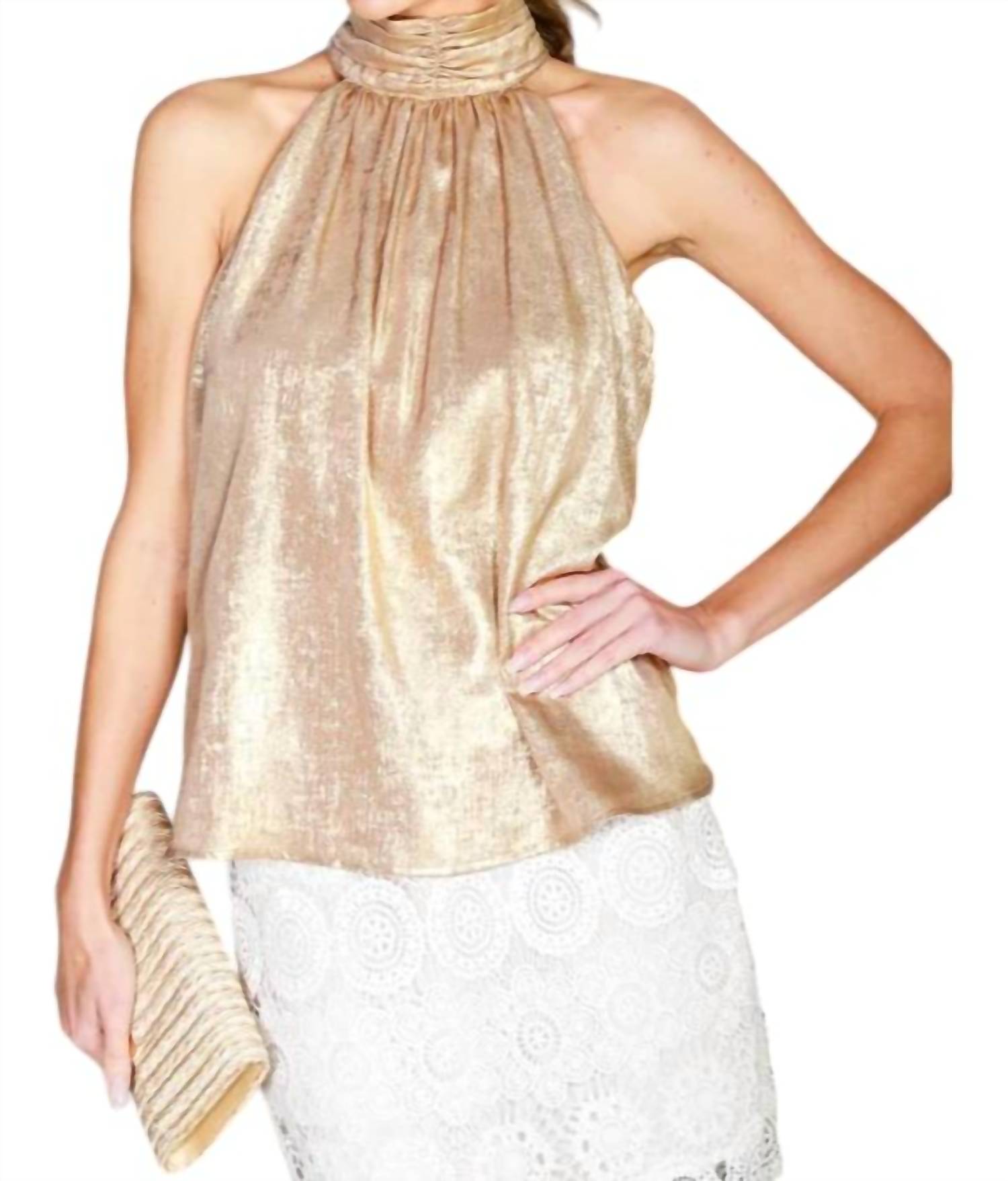 Топ Mona Metallic в золоте Vine & Love, золотой
Топ Mona Metallic в золоте Vine & Love, золотой