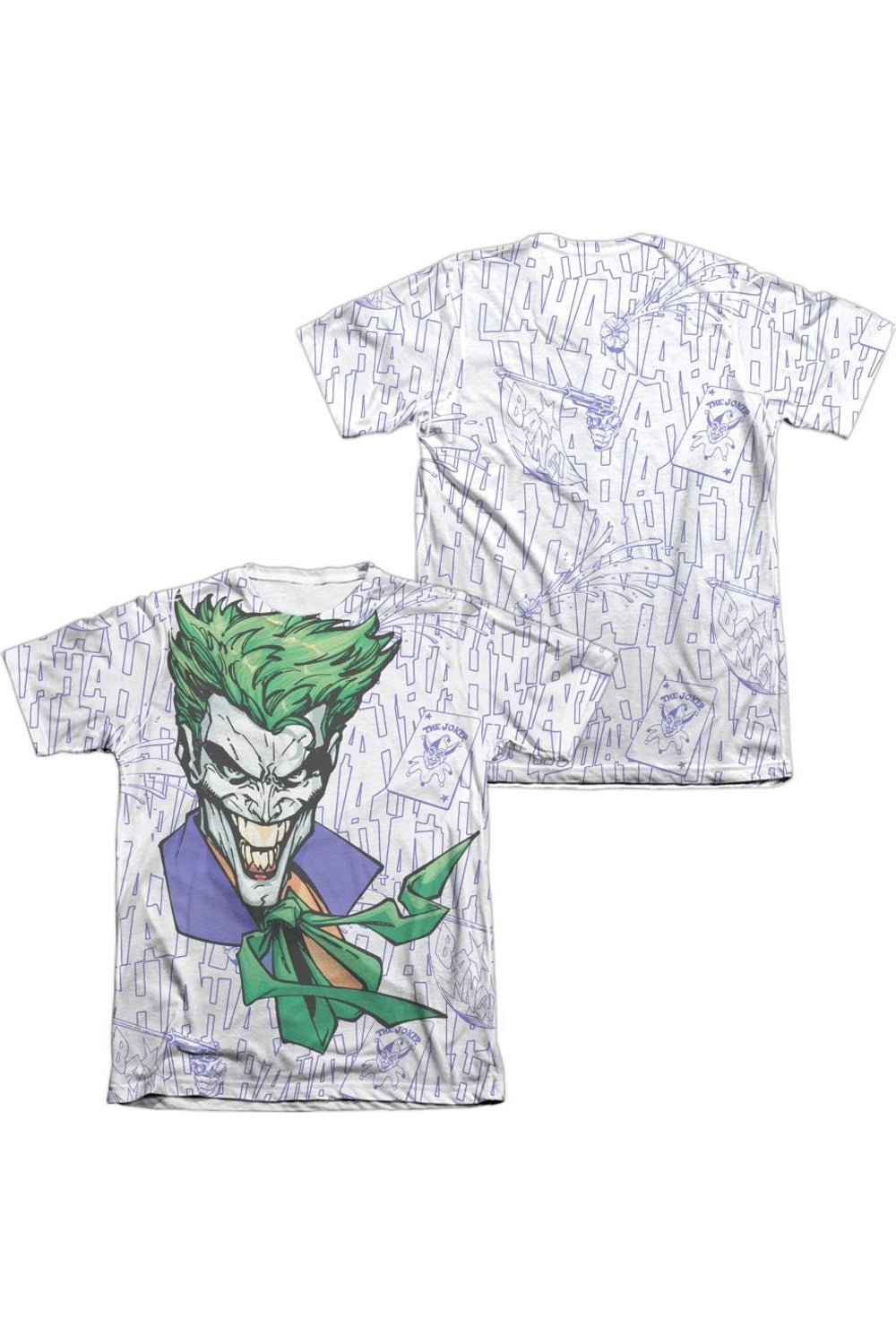 Футболка с коротким рукавом Batman Laugh Clown Laugh (принт спереди/сзади) для взрослых 65/35 поли/хлопок Gildan, белый
Футболка с коротким рукавом Batman Laugh Clown Laugh (принт спереди/сзади) для взрослых 65/35 поли/хлопок Gildan, белый