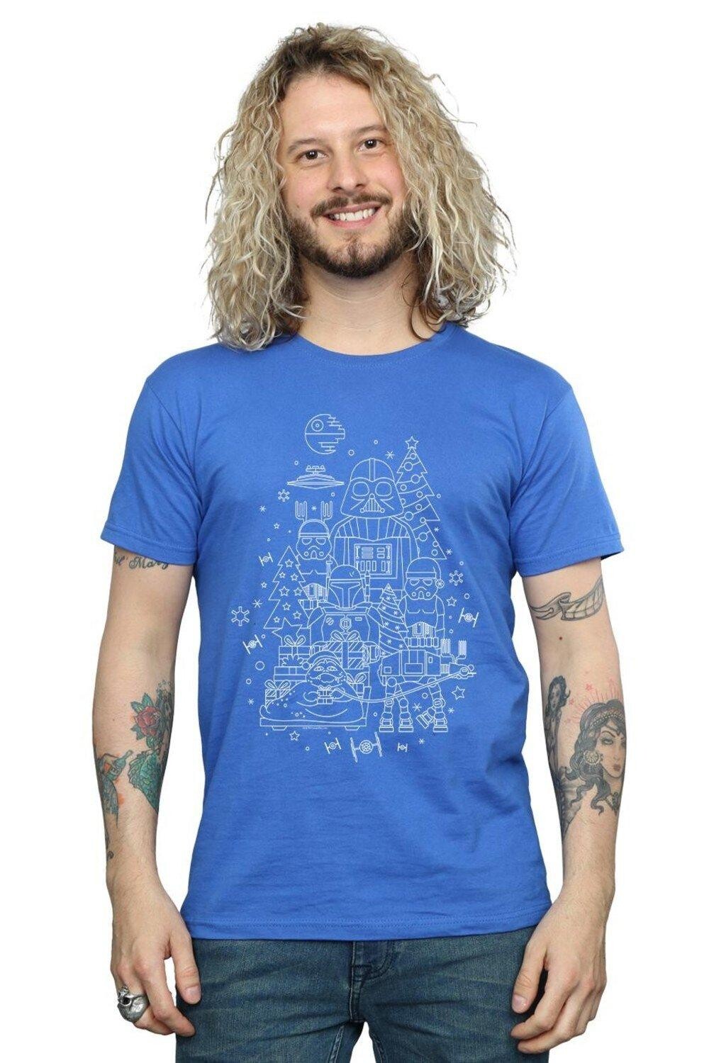 Рождественская футболка «Империя» Star Wars, синий
Рождественская футболка «Империя» Star Wars, синий