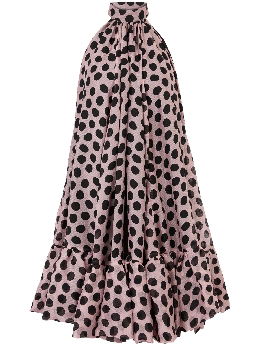 Платье мини с вырезом халтер и баской Nina Ricci, розовый
Платье мини с вырезом халтер и баской Nina Ricci, розовый