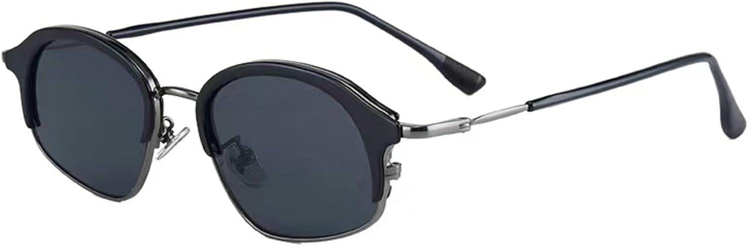 Модные ретро-солнцезащитные очки овальной формы для женщин, металлическая оправа, дизайнерские очки в винтажном стиле 90-х, мужские солнцезащитные очки N45 mincl, Black
Модные ретро-солнцезащитные очки овальной формы для женщин, металлическая оправа, дизайнерские очки в винтажном стиле 90-х, мужские солнцезащитные очки N45 mincl, Black