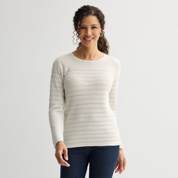 Женский фактурный свитер с круглым вырезом и кокеткой Croft & Barrow, цвет sahara wind
Женский фактурный свитер с круглым вырезом и кокеткой Croft & Barrow, цвет sahara wind