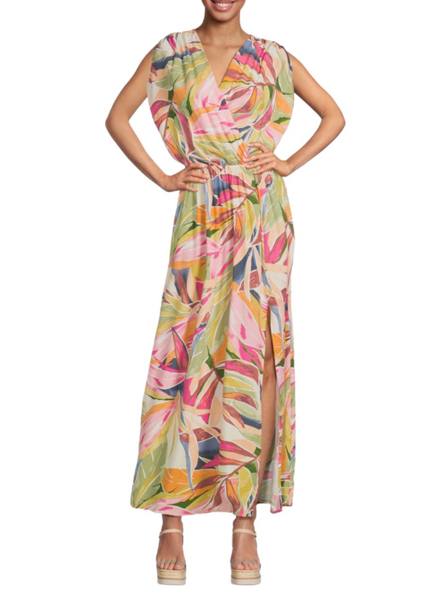 Платье макси с цветочным принтом и искусственным запахом Renee C., розовый
Платье макси с цветочным принтом и искусственным запахом Renee C., розовый