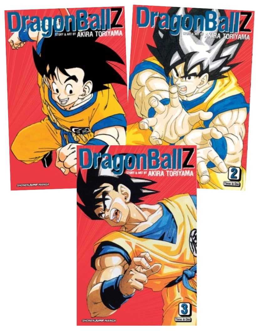 Dragon Ball Z (VIZBIG Edition) Series 3-Book COllection Set I (Vol.1 to Vol.3) by Akira Toriyama - Classic Manga in Premium Omnibus Format (VIZ Media LLC)
Dragon Ball Z (VIZBIG Edition) Series 3-Book COllection Set I (Vol.1 to Vol.3) by Akira Toriyama - Classic Manga in Premium Omnibus Format (VIZ Media LLC)