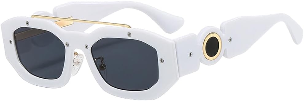 Солнцезащитные очки в стиле стимпанк 2027 года для женщин, градиентные солнцезащитные очки, модные ретро-панк очки для мужчин, белые и серые, один размер MTZJH, One Color
Солнцезащитные очки в стиле стимпанк 2027 года для женщин, градиентные солнцезащитные очки, модные ретро-панк очки для мужчин, белые и серые, один размер MTZJH, One Color