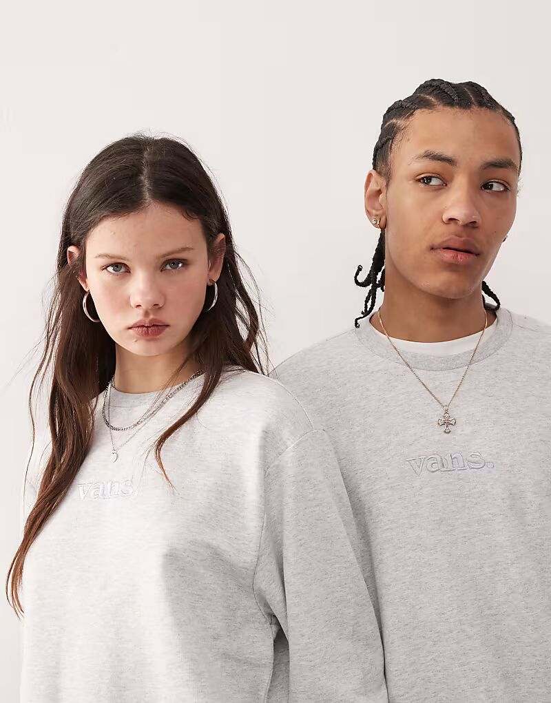 Толстовка Vans Essential свободного кроя светло-серого цвета
Толстовка Vans Essential свободного кроя светло-серого цвета