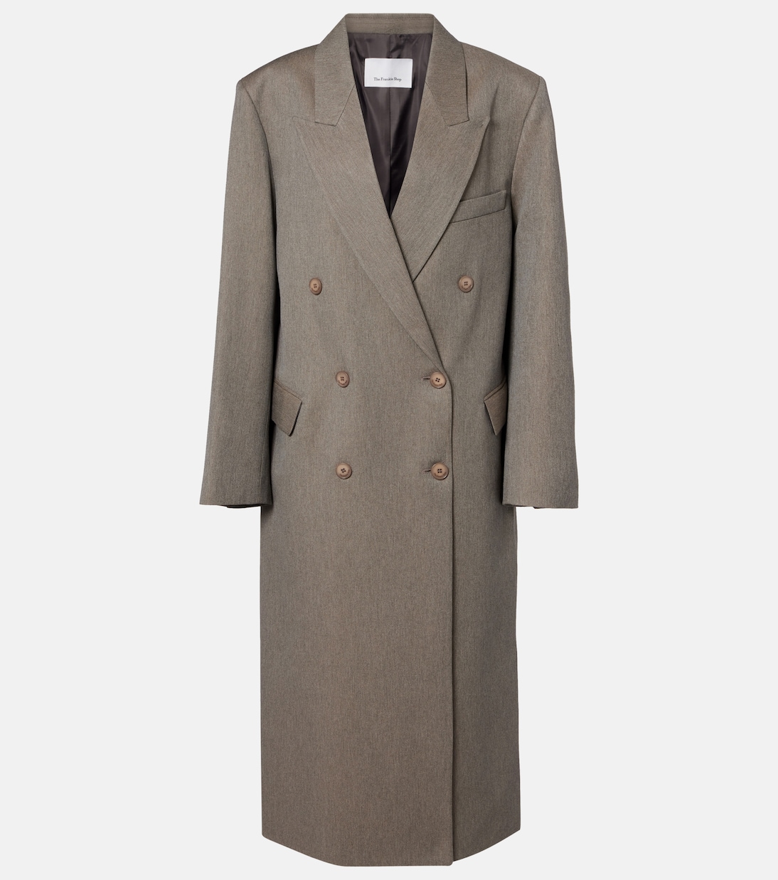 Двубортное пальто Джейн The Frankie Shop, Taupe Melange
Двубортное пальто Джейн The Frankie Shop, Taupe Melange