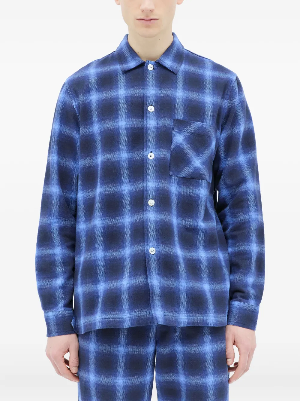 Клетчатая рубашка TEKLA, синий
Клетчатая рубашка TEKLA, синий