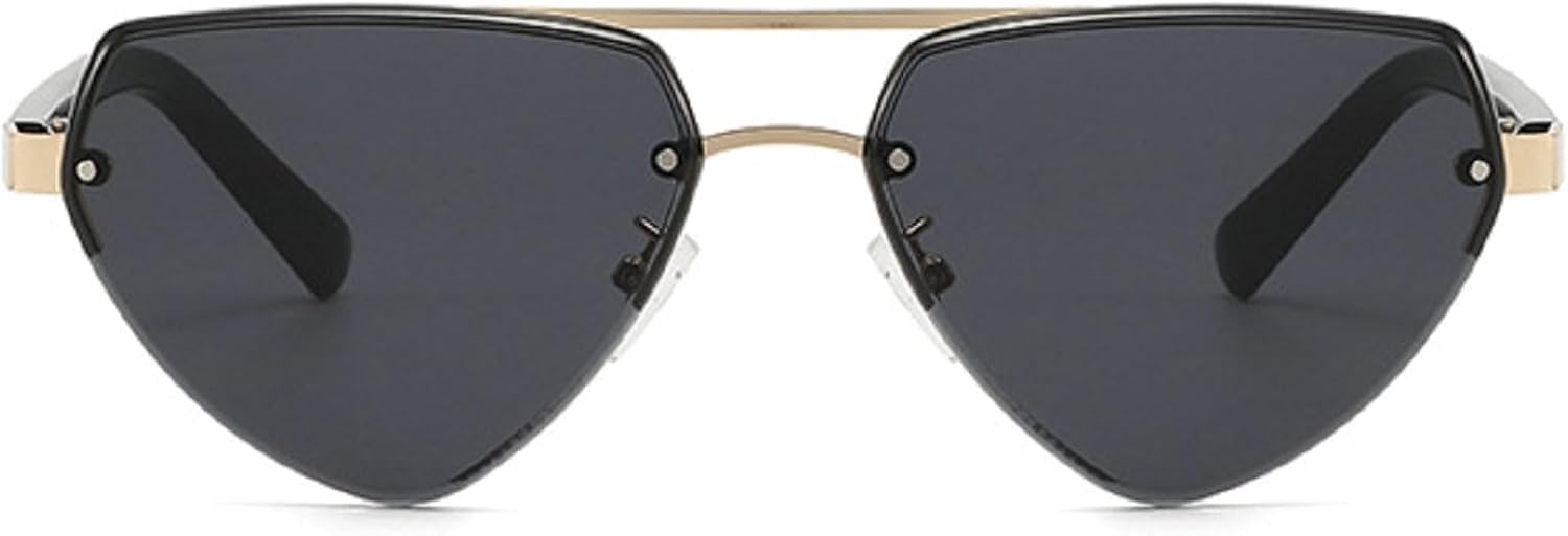Модные треугольные солнцезащитные очки для женщин 2025 года, роскошные солнцезащитные очки для активного отдыха в стиле «кошачий глаз», винтажные очки для вождения, защита от УФ-излучения UV400 mincl, Black
Модные треугольные солнцезащитные очки для женщин 2025 года, роскошные солнцезащитные очки для активного отдыха в стиле «кошачий глаз», винтажные очки для вождения, защита от УФ-излучения UV400 mincl, Black