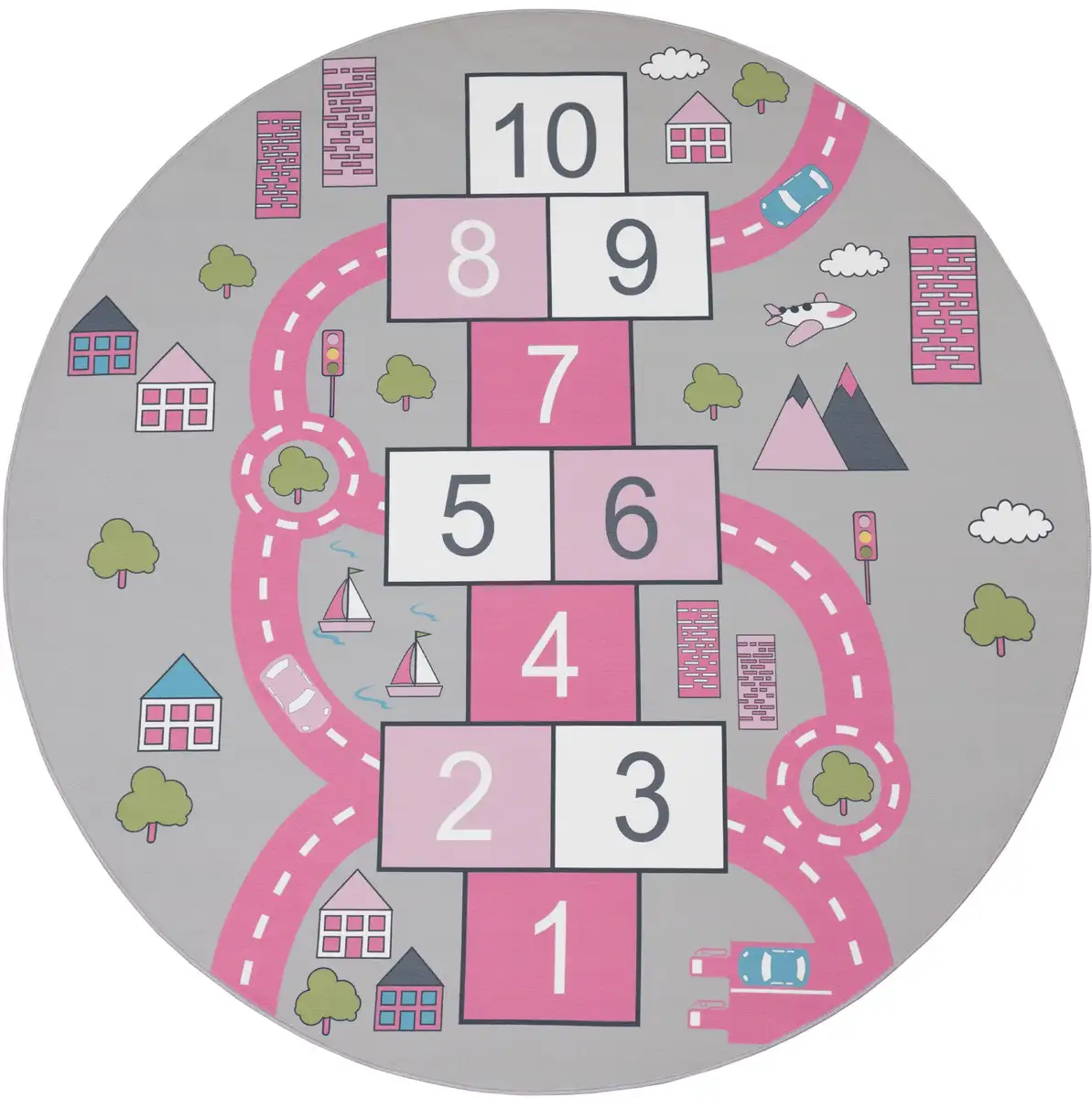 Детский коврик Paco Home "Bino 569", круглый, с коротким ворсом, коврик для уличных игр и надувная коробка с игровым мотивом Ø 160 см, розовый
Детский коврик Paco Home "Bino 569", круглый, с коротким ворсом, коврик для уличных игр и надувная коробка с игровым мотивом Ø 160 см, розовый