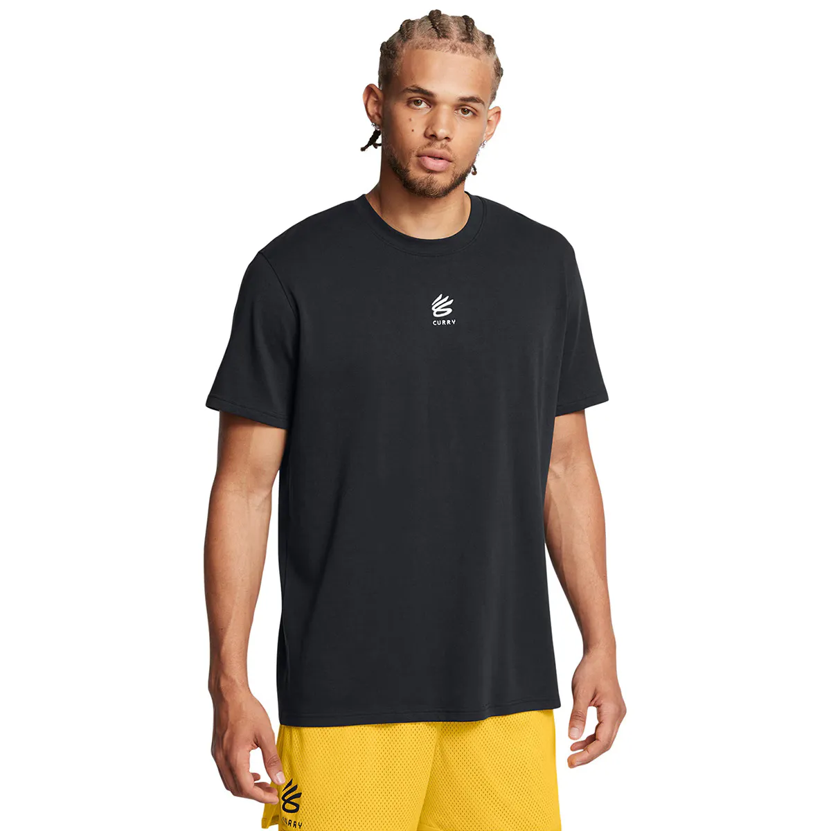 Мужская баскетбольная футболка Curry Hvyweight с логотипом Tee-Blk Under Armour, чёрный
Мужская баскетбольная футболка Curry Hvyweight с логотипом Tee-Blk Under Armour, чёрный