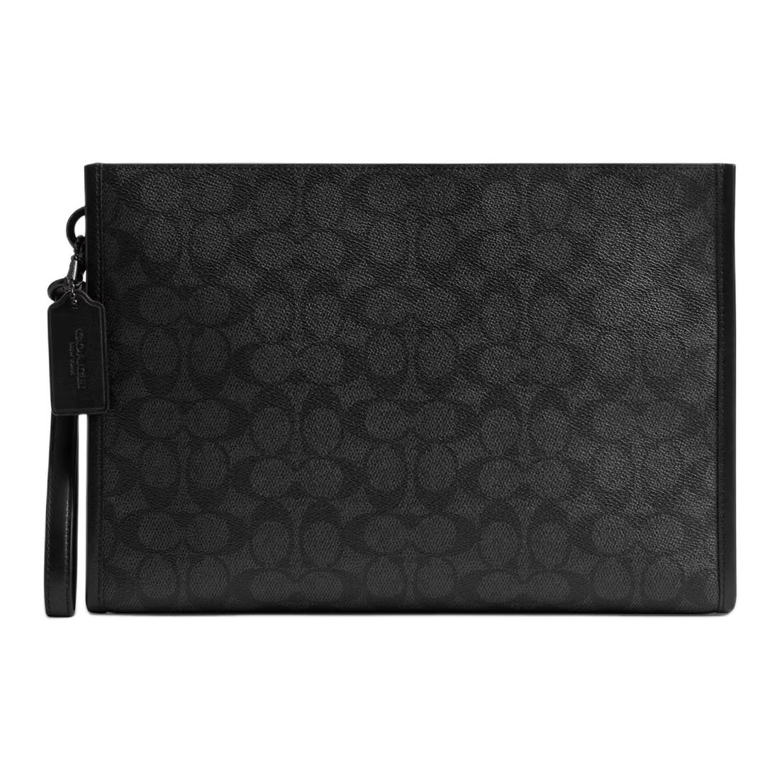 COACH Кожаный клатч с покрытием из холста
COACH Кожаный клатч с покрытием из холста