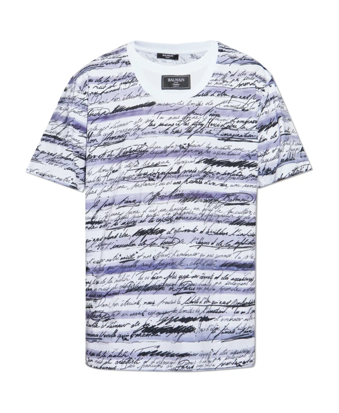 Футболка с принтом Balmain, белый
Футболка с принтом Balmain, белый