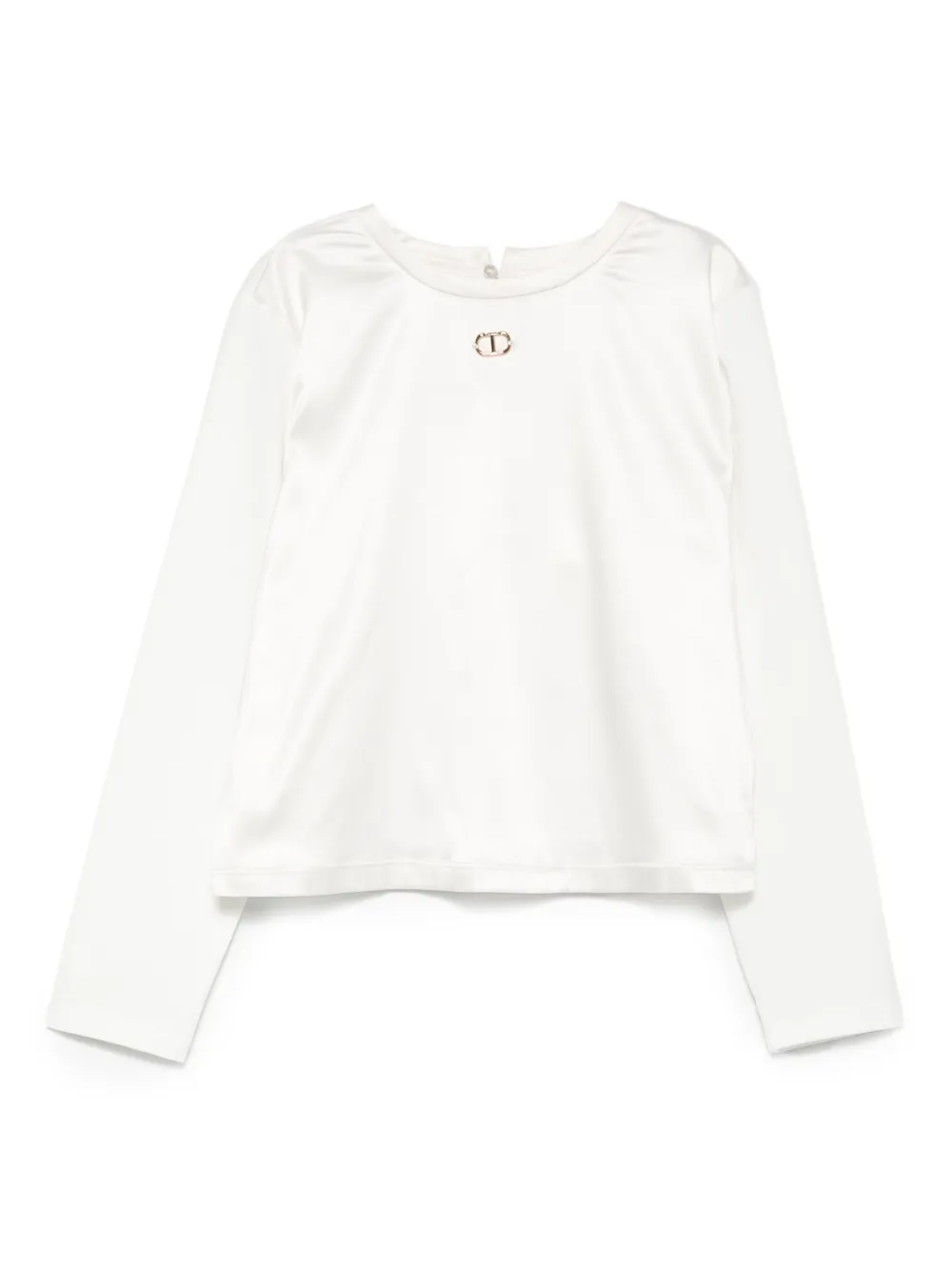 Топ с длинными рукавами и логотипом TWINSET Kids, белый
Топ с длинными рукавами и логотипом TWINSET Kids, белый