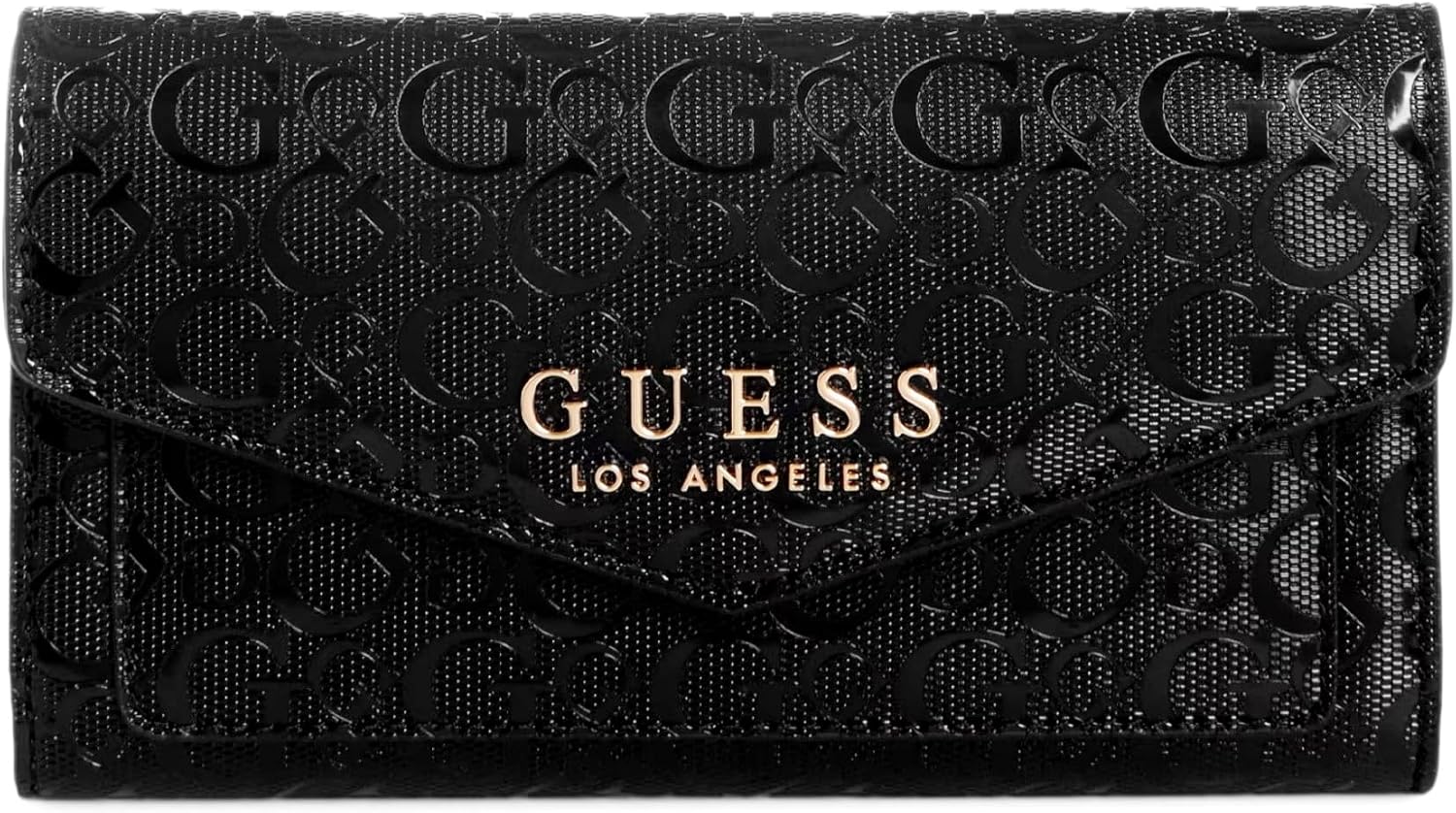 GUESS Женский кошелек-клатч с тисненым логотипом - Black
GUESS Женский кошелек-клатч с тисненым логотипом - Black