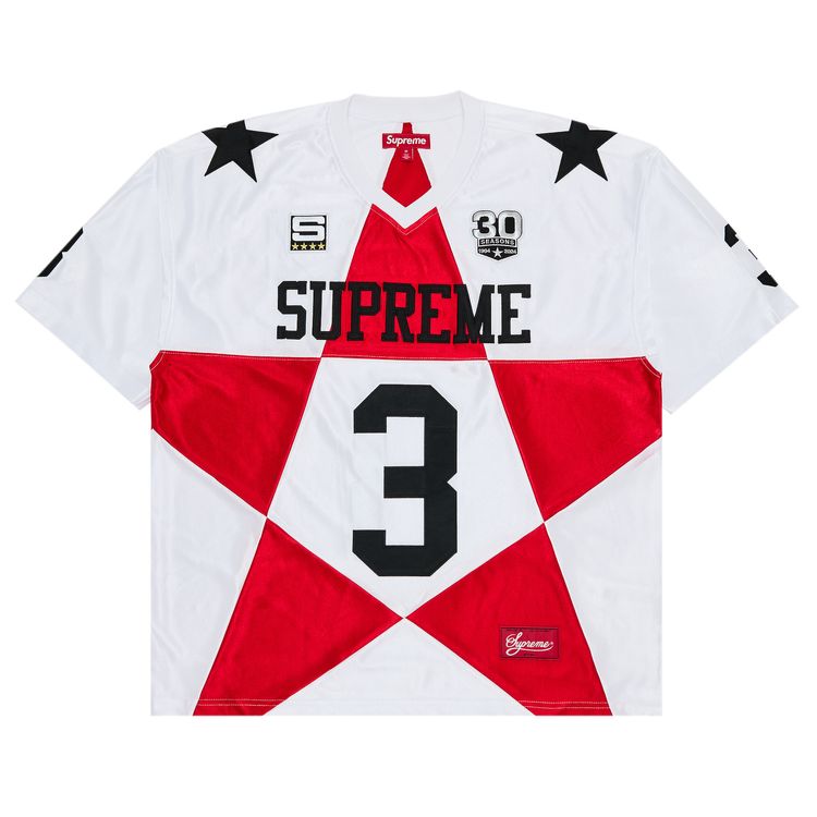 Джерси Supreme Star Football Jersey 'White', белый 
Джерси Supreme Star Football Jersey 'White', белый