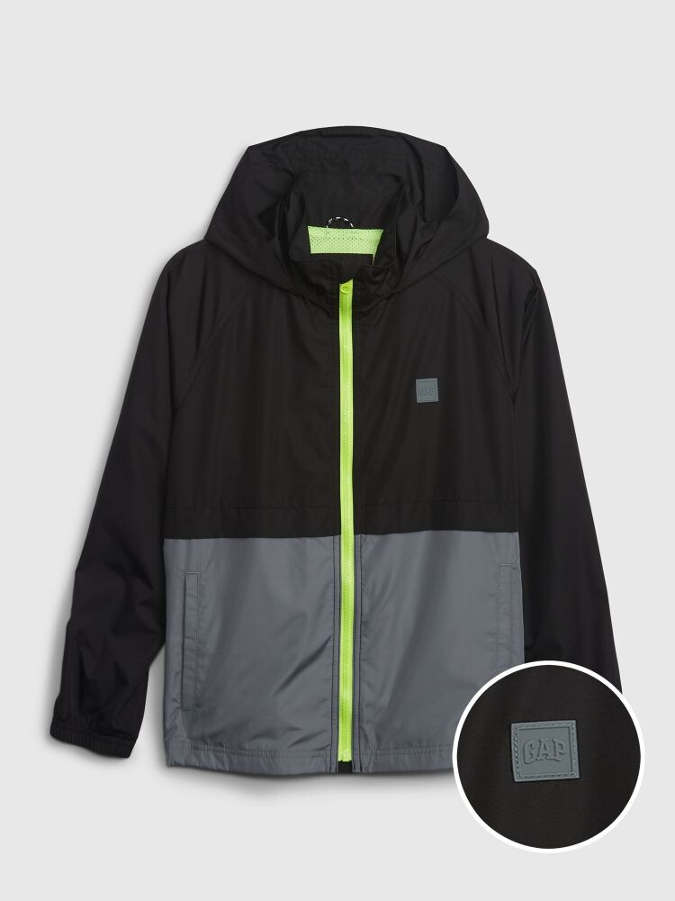 Детская куртка с капюшоном Gap, черный
Детская куртка с капюшоном Gap, черный