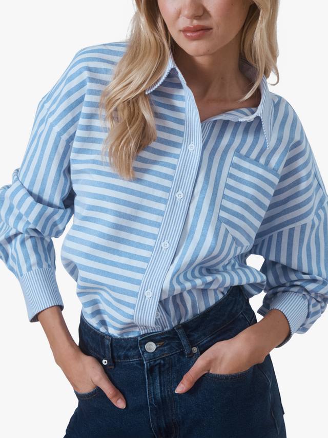 Блузка Bailey из хлопковой смеси с полосатым воротником Hay Life
Блузка Bailey из хлопковой смеси с полосатым воротником Hay Life