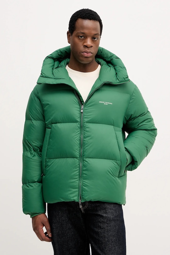 Пуховик Armani Exchange, зеленый
Пуховик Armani Exchange, зеленый